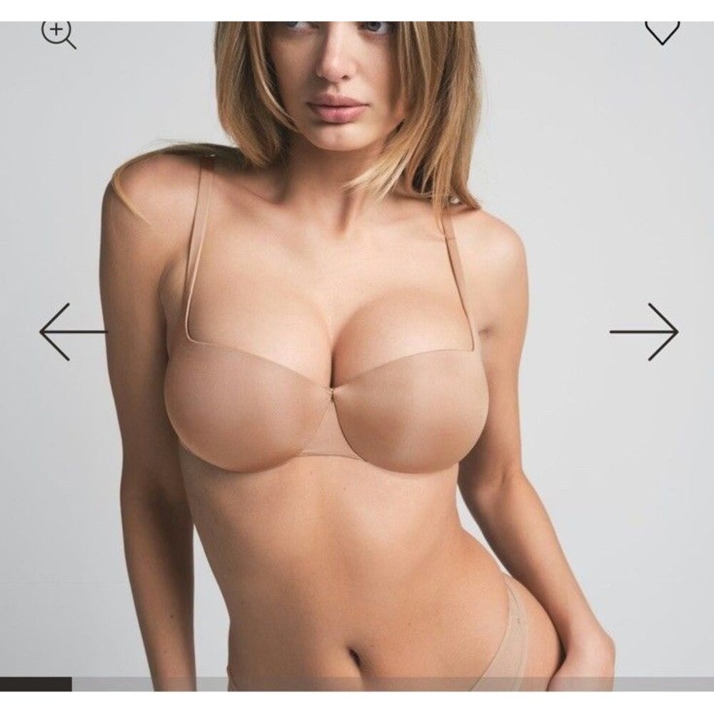 SKIMS 34C Ultimate Push-Up Underwire Balconette Bra Clay - Picture 5 of 7